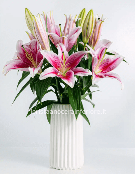 Mazzo di lilium assortiti