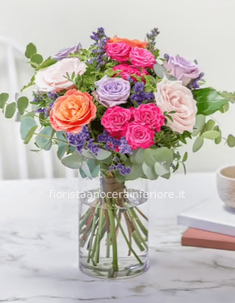 Bouquet di rose ssortite