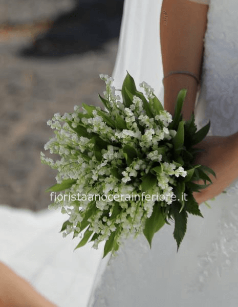 bouquet da sposa CON MUGHETTI 