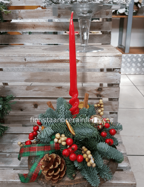 composizione fresca natalizia