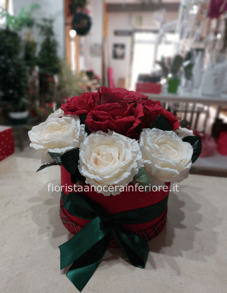 box flowers rose artificiali