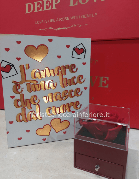 LED L´amore è una luce che nasce dal cuore 