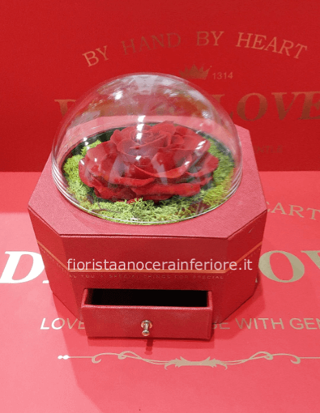 rosa stabilizzata tema piccolo principe 