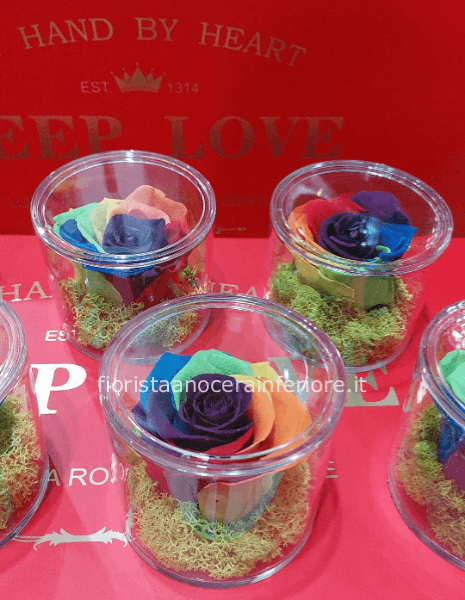 Rosa stabilizzata "Sunshine"