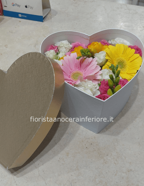 "Cuore Fiorito" box floreale 