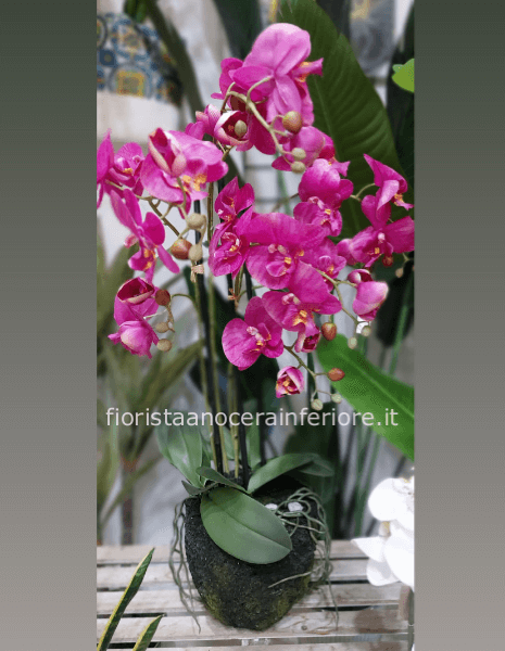 orchidea fucsia artificiale