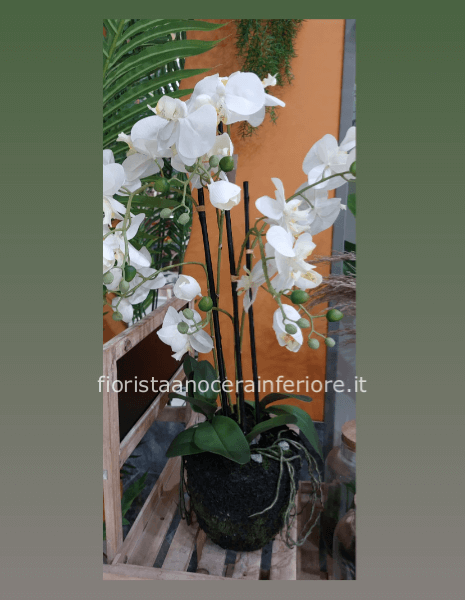 Orchidea Bianca Artificiale 