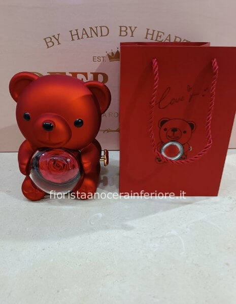 Orsetto LoveRose – Eleganza e Amore in un Regalo