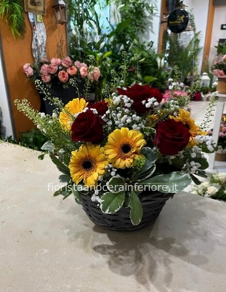 Cestino  Fiorito per la Mamma